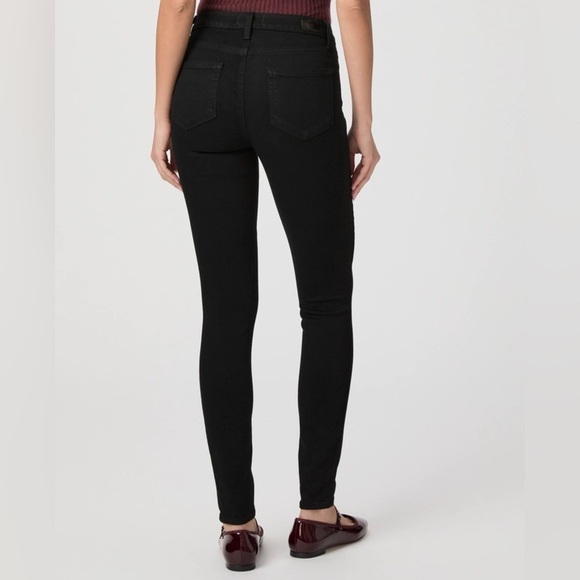 PAIGE Revolve Hoxton Skinny Jeans in Boss Black NWT - Picture 4 of 13